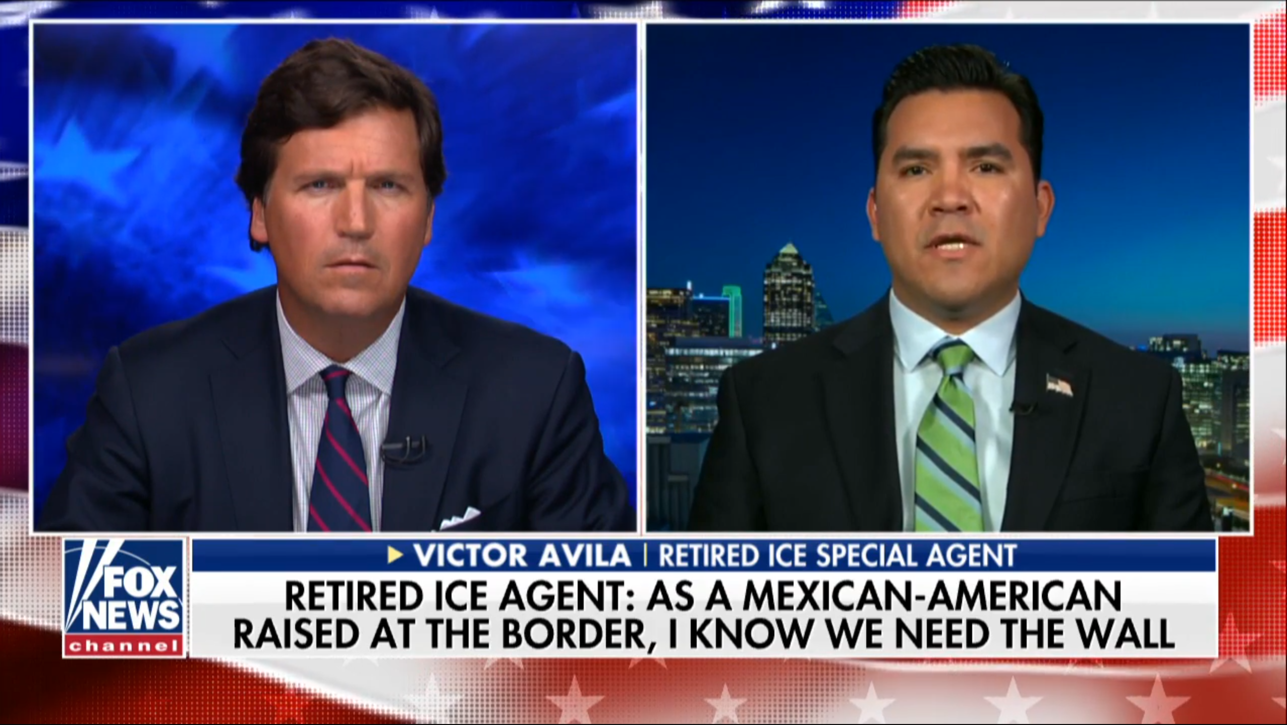 Retired ICE agent tells Tucker why we need the wall